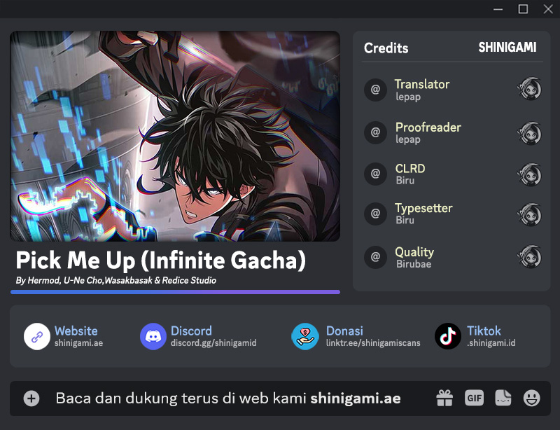 Pick Me Up, Infinite Gacha Chapter 95 halaman 1