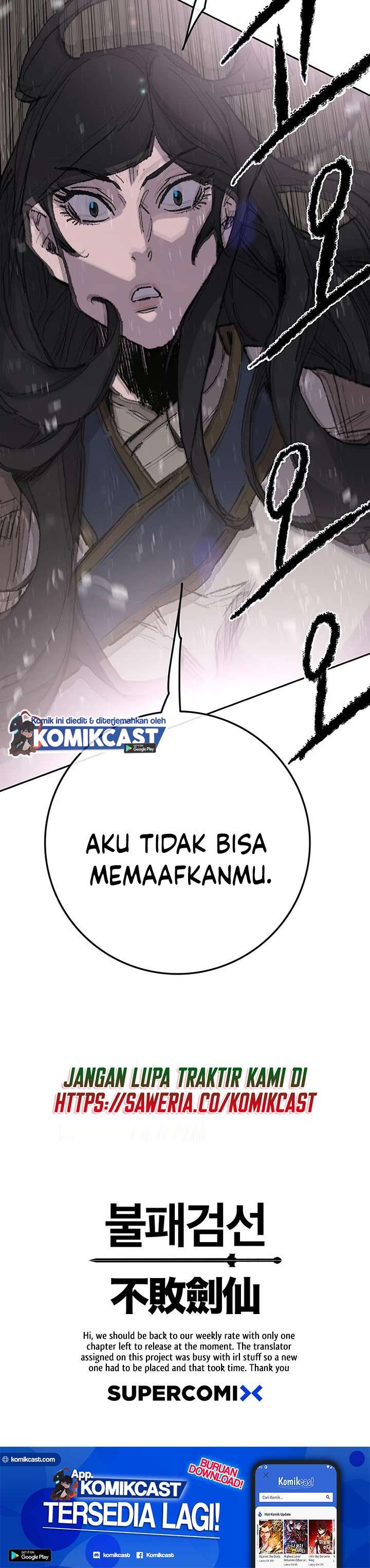 The Undefeatable Swordsman Chapter 72 halaman 32