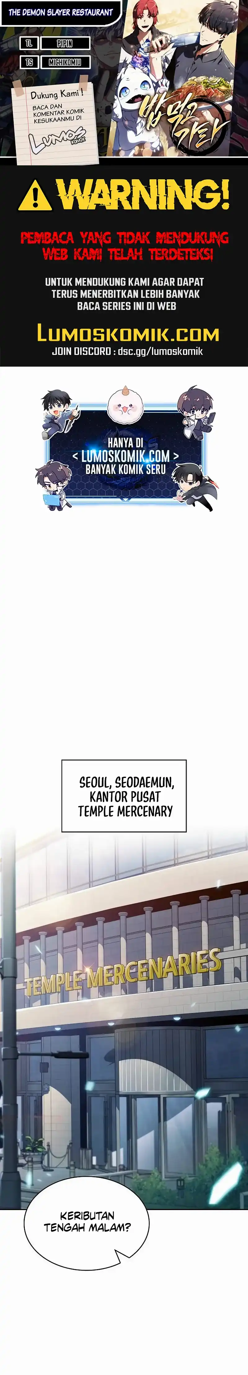 The Demon Slayer's Restaurant Chapter 31 halaman 1
