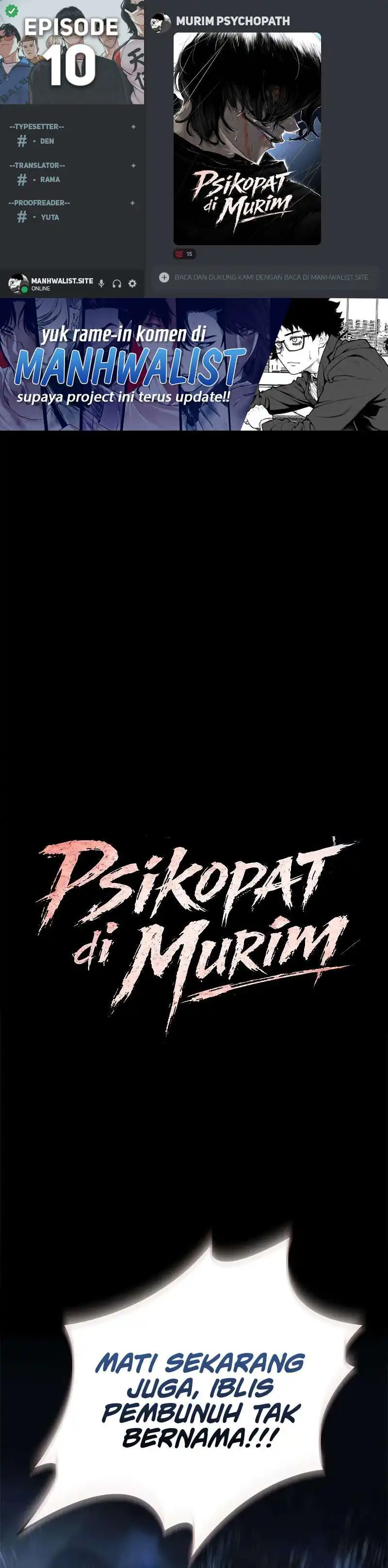 Psychopath in Murim Chapter 10 halaman 1