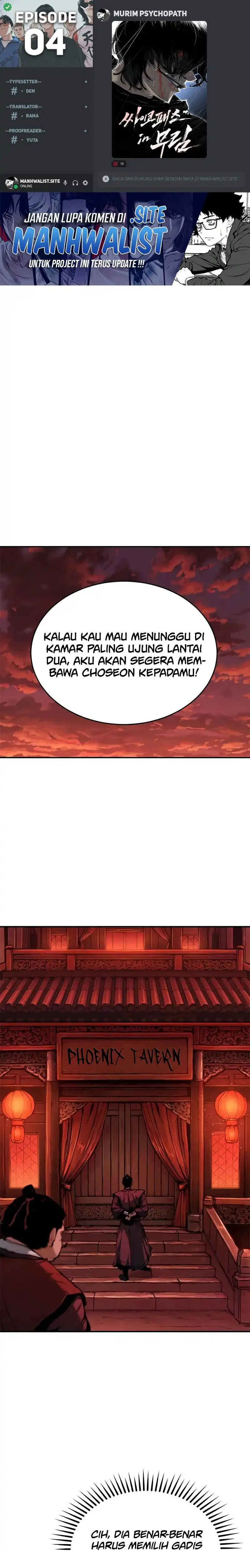 Psychopath in Murim Chapter 4 halaman 1