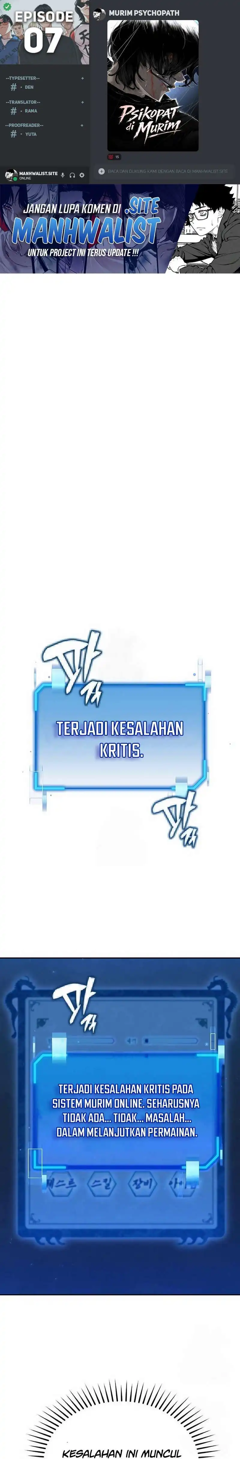 Psychopath in Murim Chapter 7 halaman 1