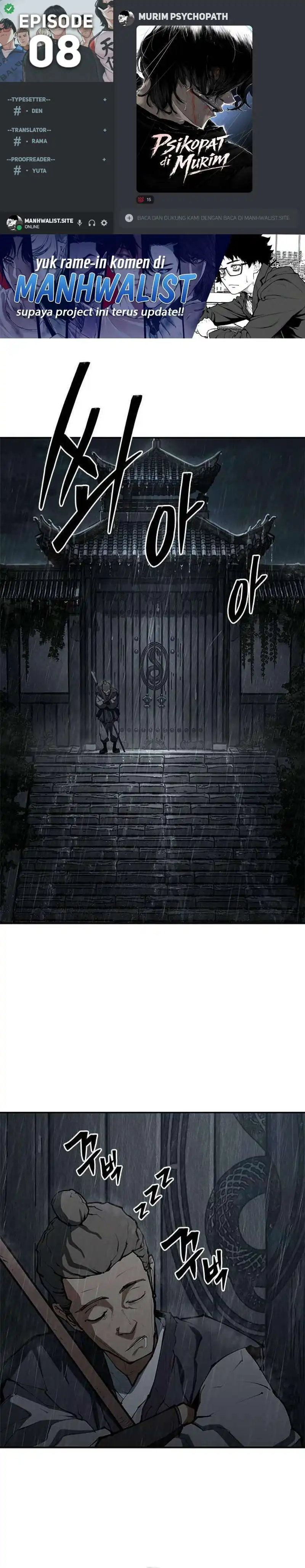 Psychopath in Murim Chapter 8 halaman 1