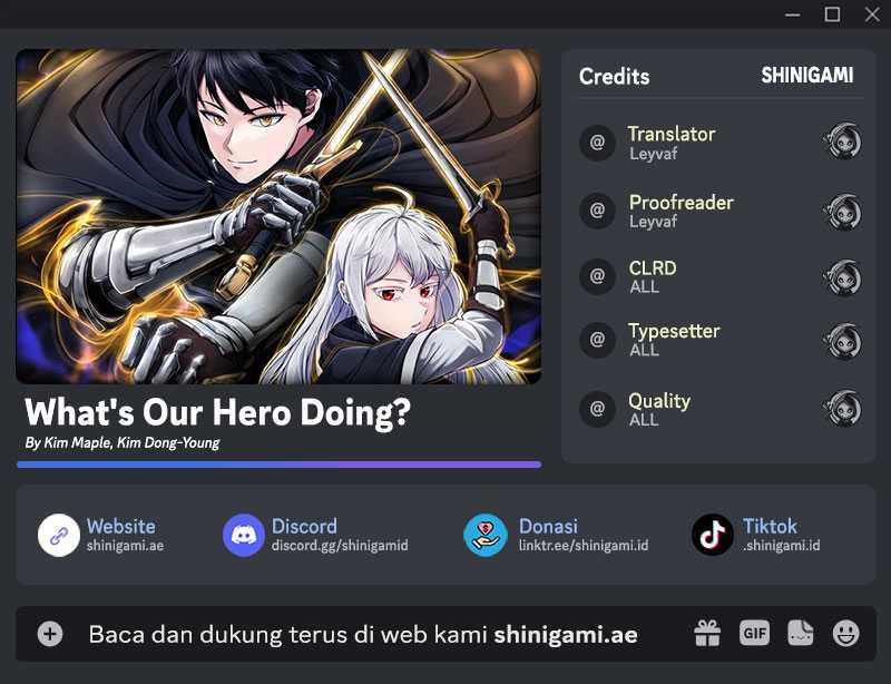 What’s Our Hero Doing? Chapter 26 halaman 1
