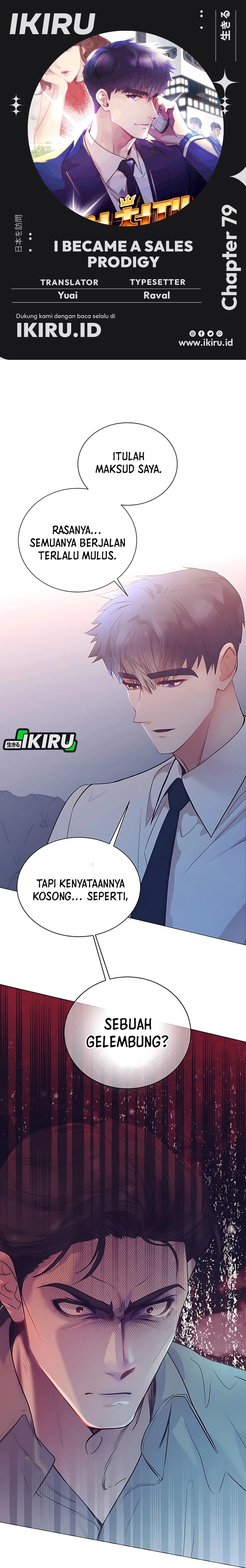 I Became a Sales Prodigy Chapter 79 halaman 1