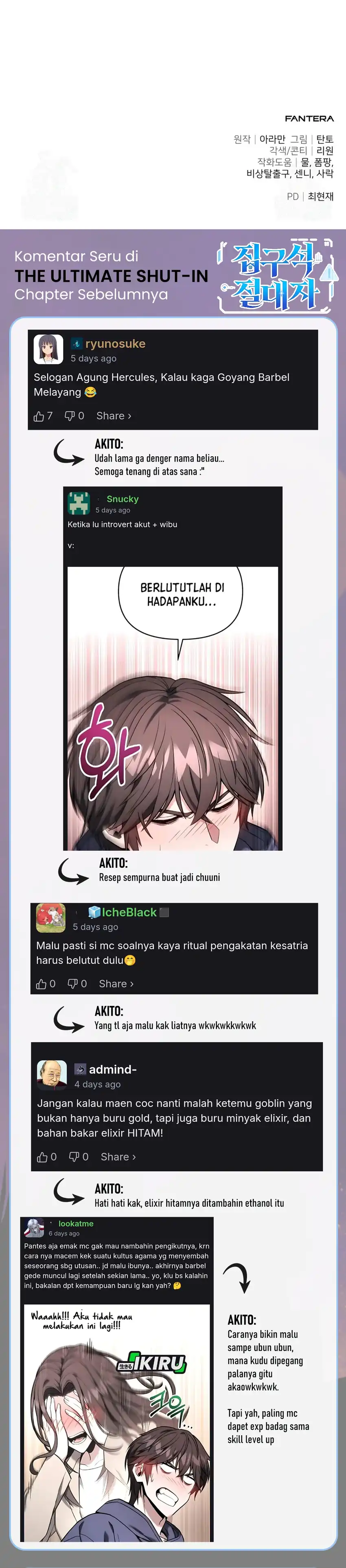 The Ultimate Shut-In Chapter 56 halaman 58