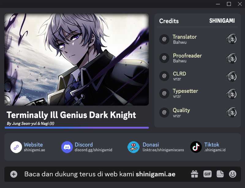 Terminally-Ill Genius Dark Knight Chapter 69 halaman 1