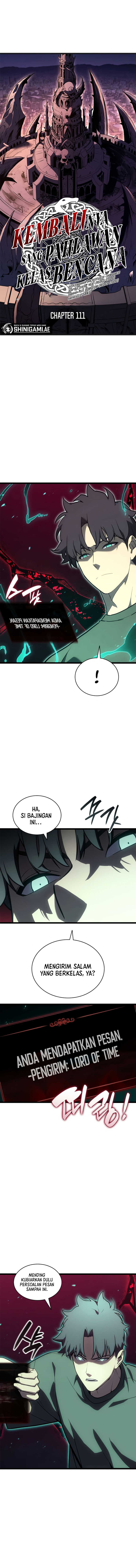 A Disaster-Class Hero Has Returned Chapter 111 halaman 1