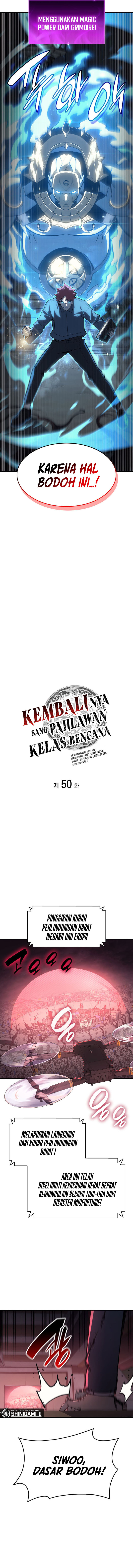 A Disaster-Class Hero Has Returned Chapter 50 halaman 3
