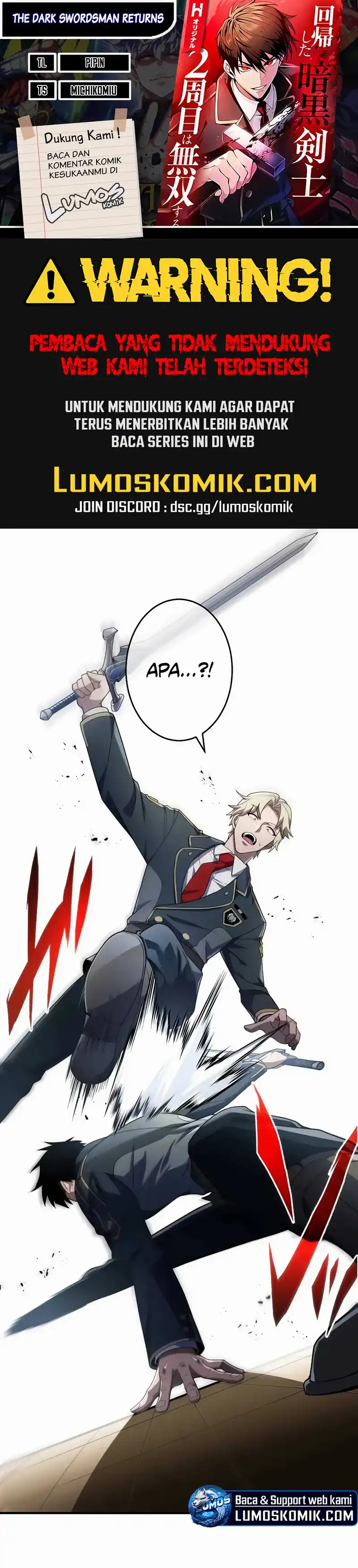 The Dark Swordsman Returns Chapter 22 halaman 1