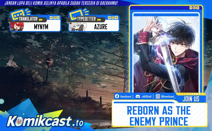 Reborn as the Enemy Prince Chapter 85 halaman 1