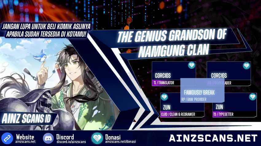 The Genius Grandson of Namgung Clan Chapter 6 halaman 1