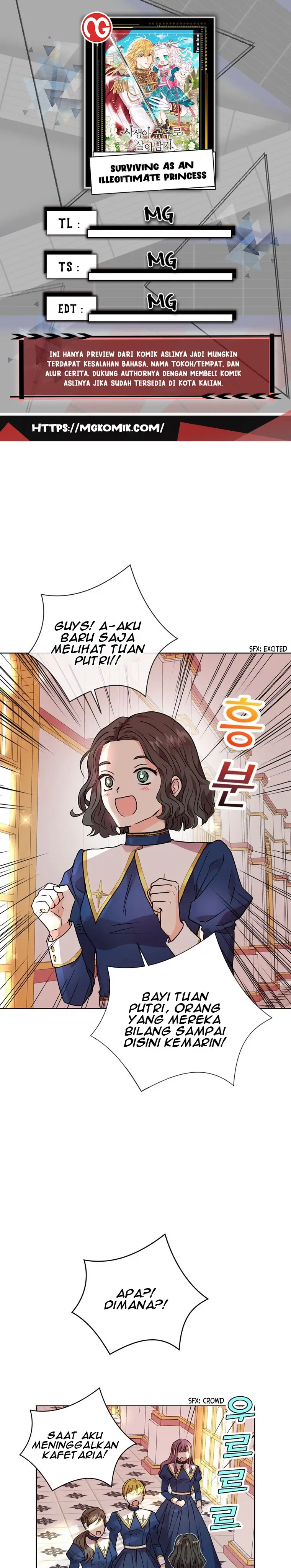 Surviving as an Illegitimate Princess Chapter 7 halaman 1