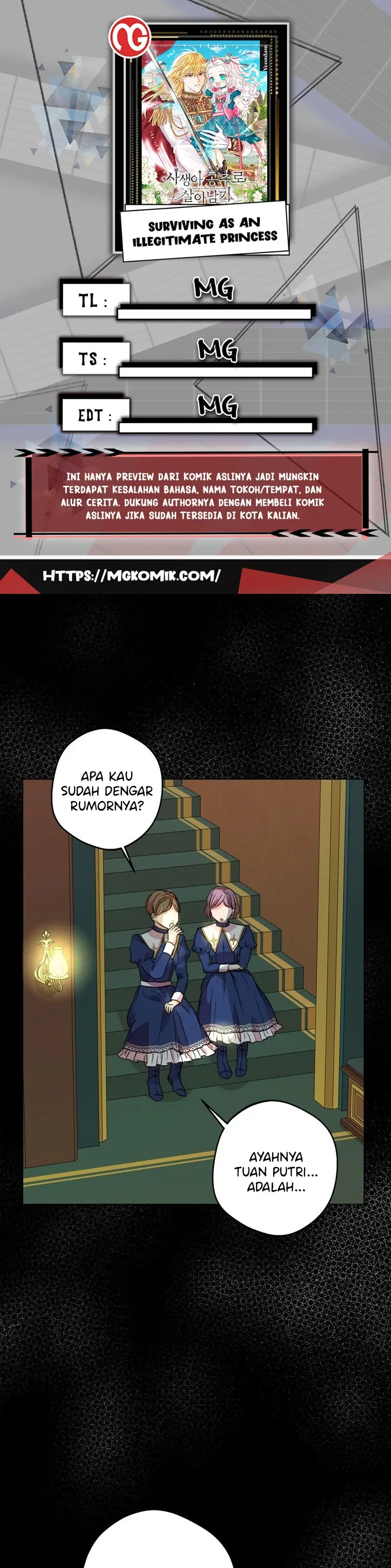 Surviving as an Illegitimate Princess Chapter 8 halaman 1