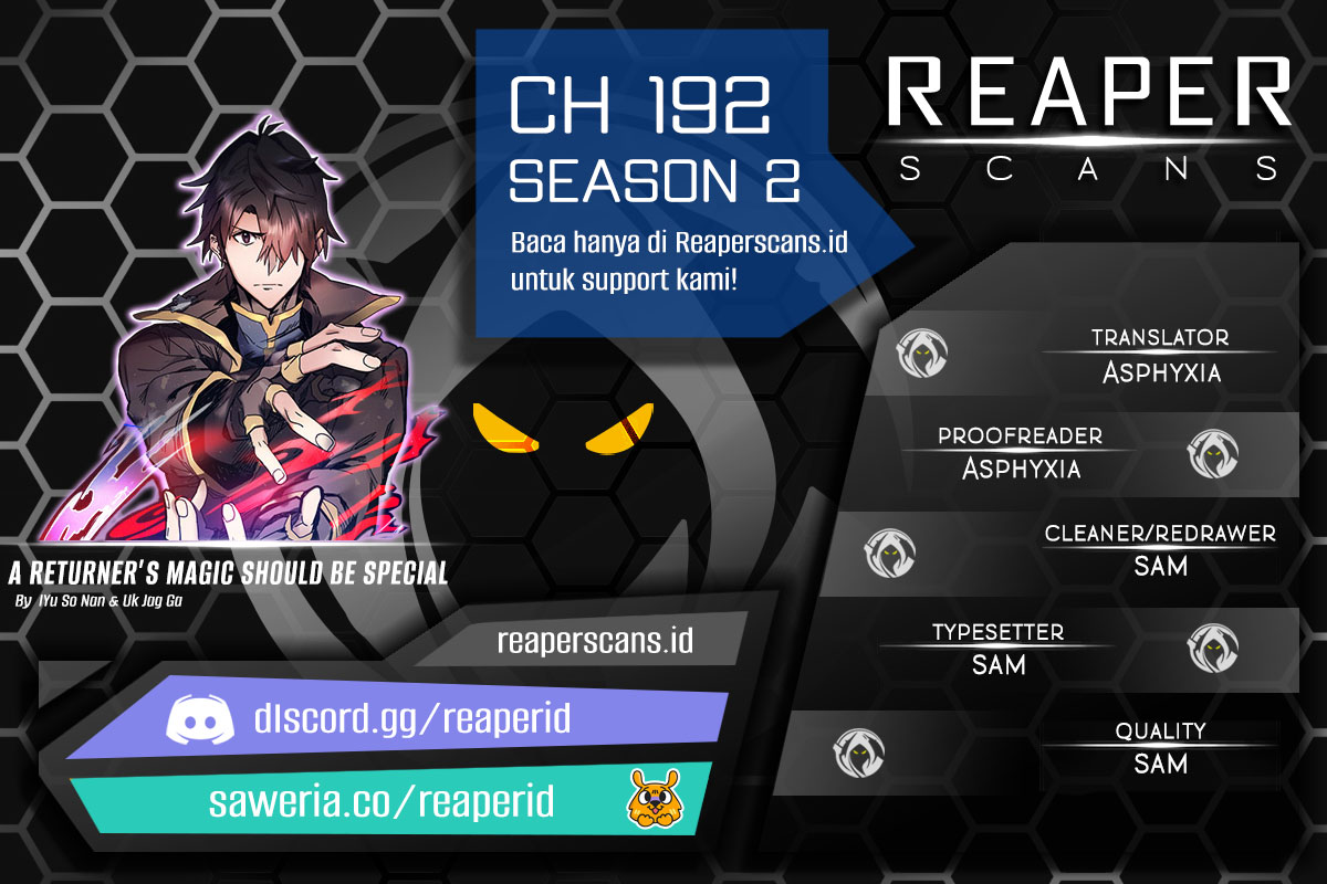 A Returner’s Magic Should Be Special Chapter 192 halaman 1