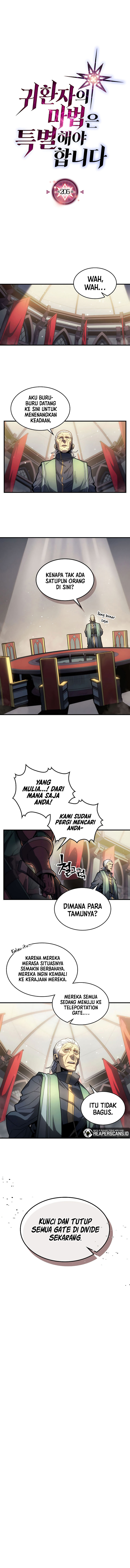 A Returner’s Magic Should Be Special Chapter 205 halaman 1