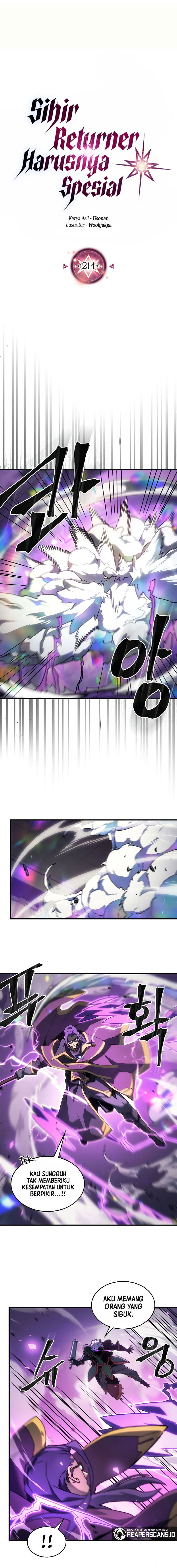 A Returner’s Magic Should Be Special Chapter 214 halaman 1