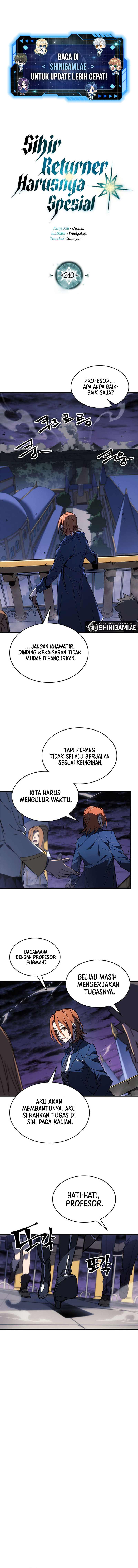 A Returner’s Magic Should Be Special Chapter 240 halaman 1
