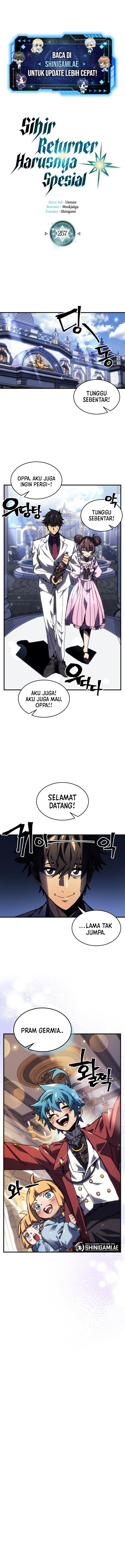 A Returner’s Magic Should Be Special Chapter 257 halaman 1