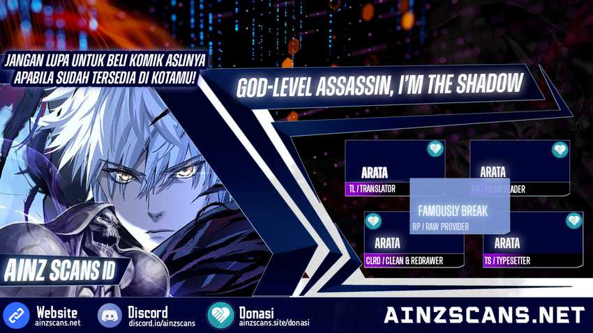 God-Level Assassin, I'm the Shadow Chapter 35 halaman 1