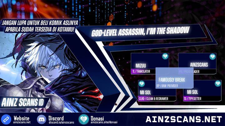 God-Level Assassin, I'm the Shadow Chapter 45 halaman 1