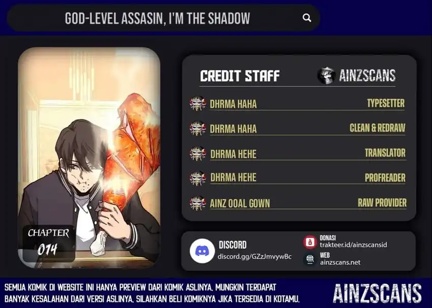 God-Level Assassin, I'm the Shadow Chapter 74 halaman 1