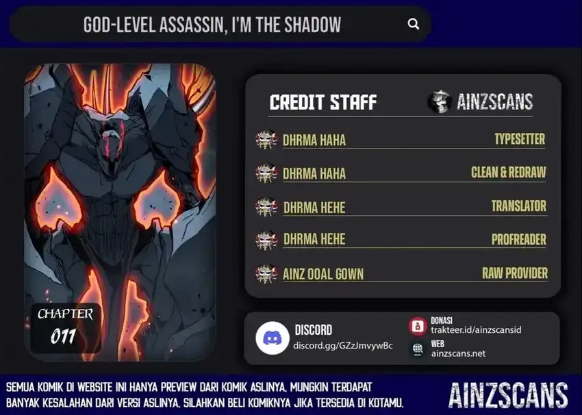 God-Level Assassin, I'm the Shadow Chapter 77 halaman 1