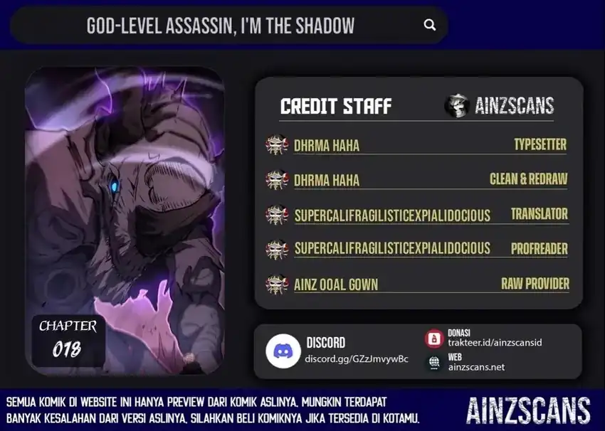 God-Level Assassin, I'm the Shadow Chapter 78 halaman 1