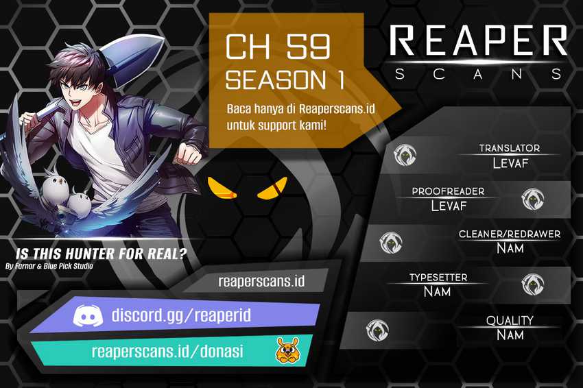 Is this Hunter for Real?! Chapter 59 halaman 1