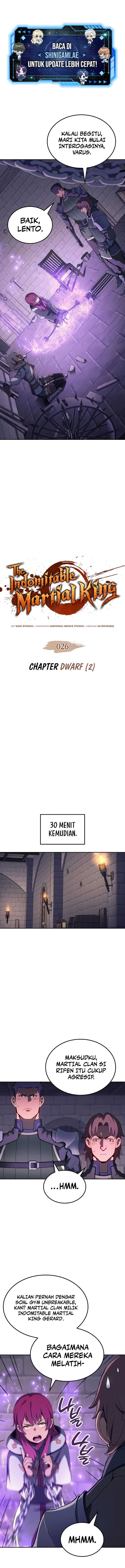 The Indomitable Martial King Chapter 26 halaman 1
