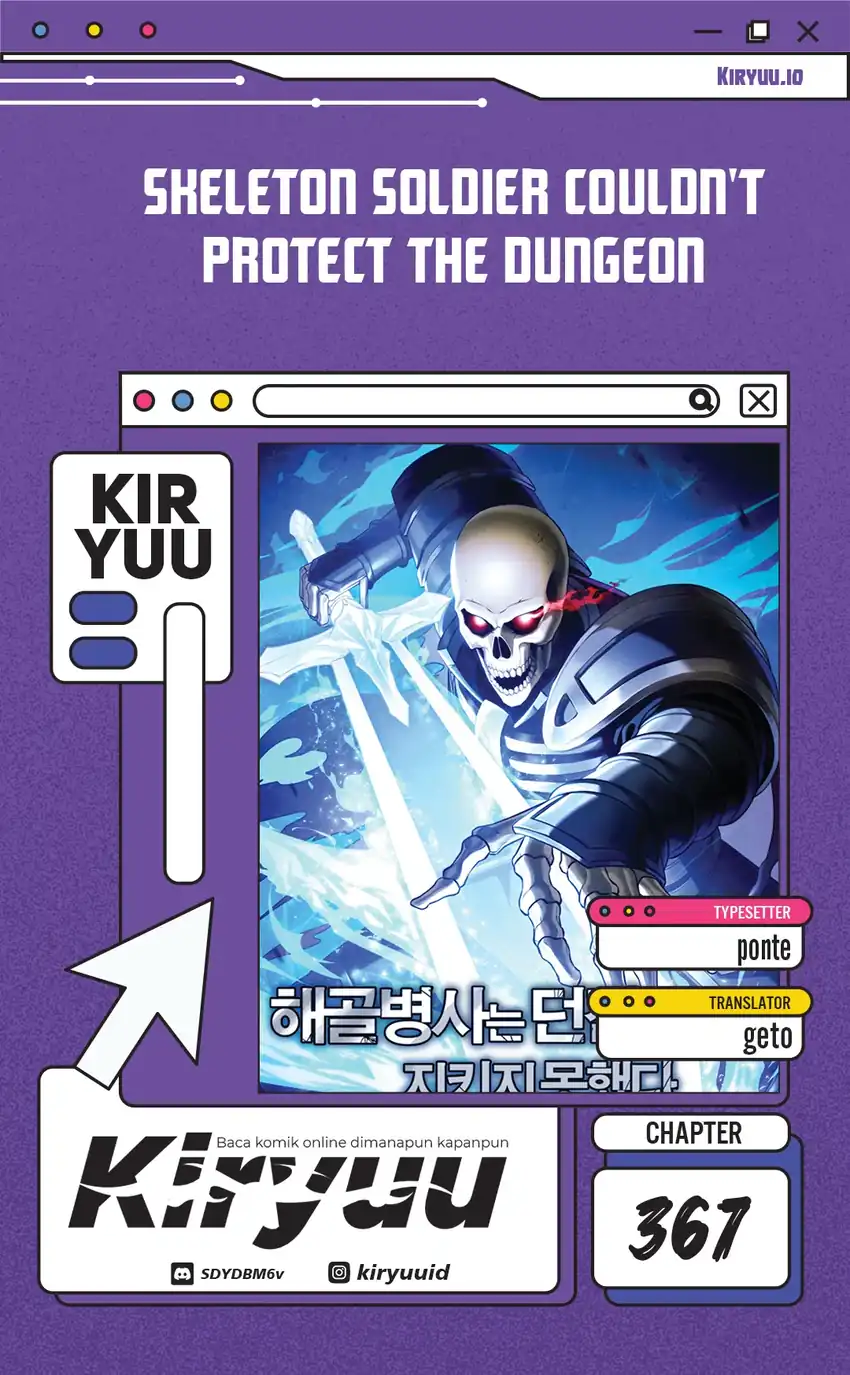 Skeleton Soldier Couldn’t Protect the Dungeon Chapter 367 halaman 1