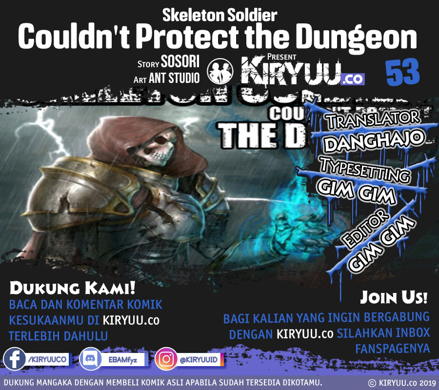 Skeleton Soldier Couldn’t Protect the Dungeon Chapter 53 halaman 1