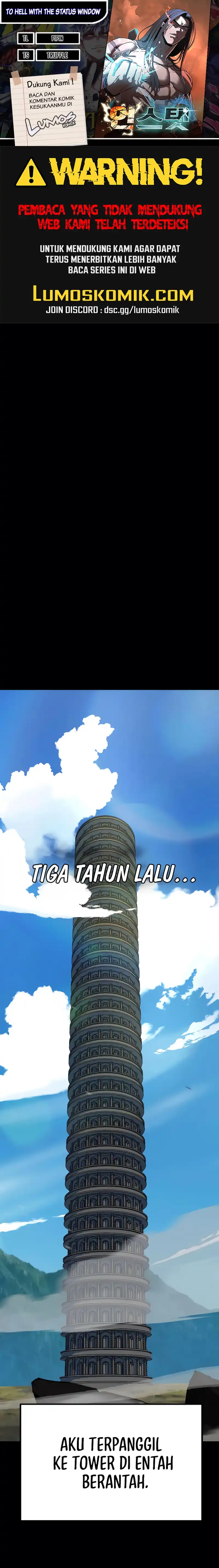 To Hell With the Status Window Chapter 2 halaman 1