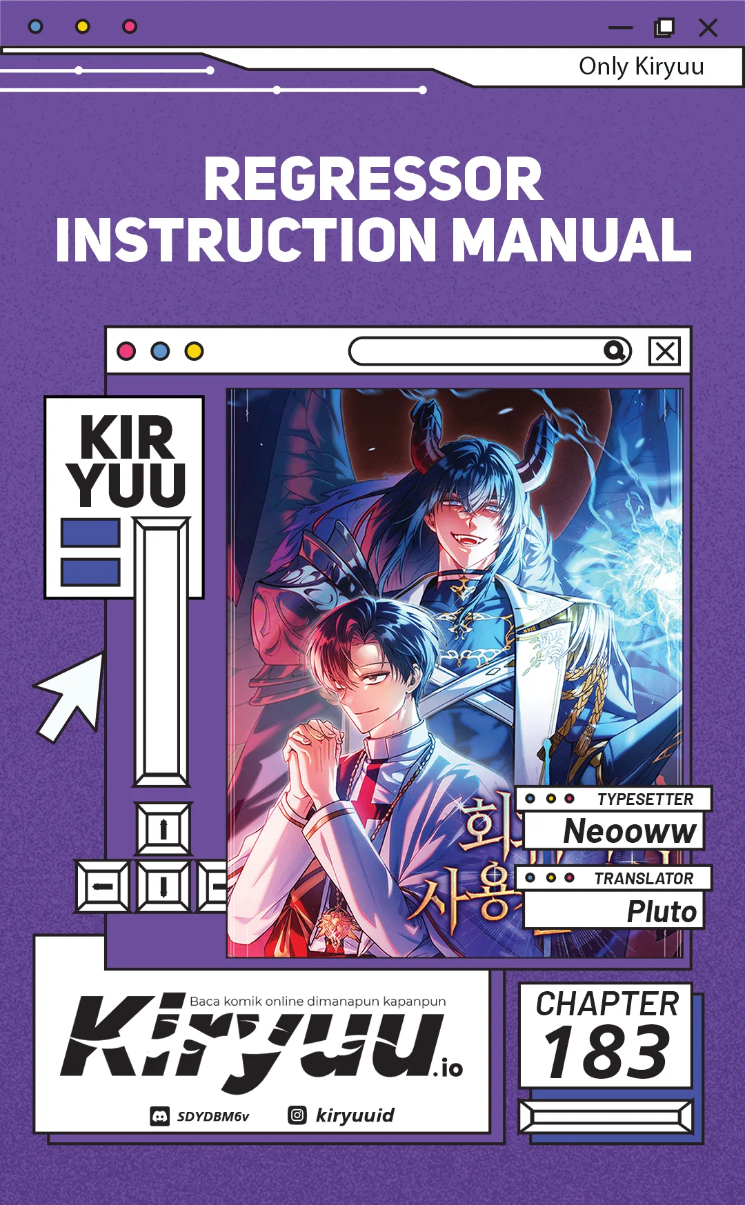 Regressor Instruction Manual Chapter 183 halaman 1