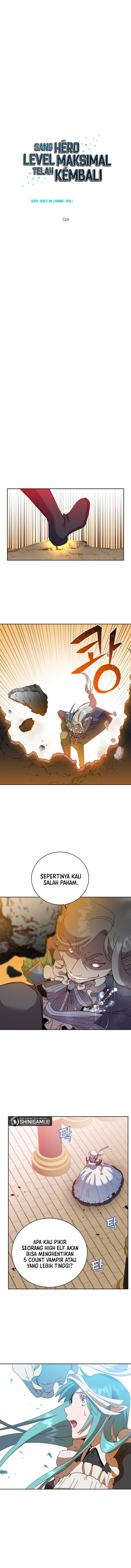 The MAX leveled hero will return! Chapter 124 halaman 4