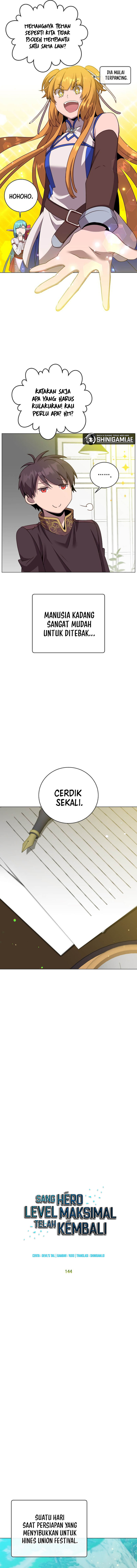 The MAX leveled hero will return! Chapter 144 halaman 5