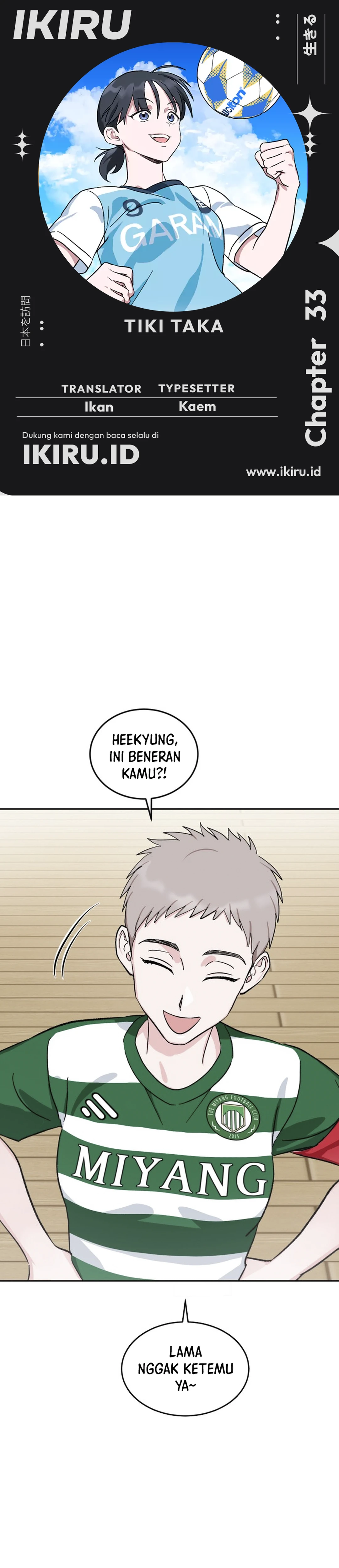 Tiki-Taka Chapter 33 halaman 1