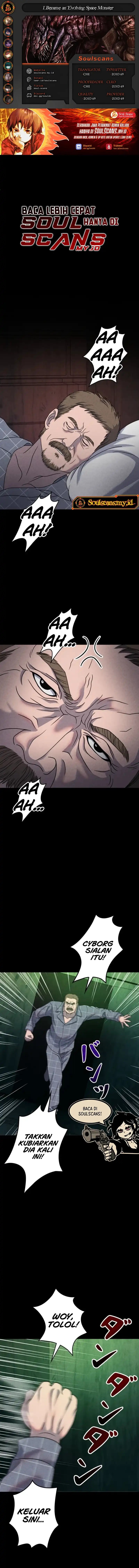 I Became an Evolving Space Monster Chapter 32 halaman 1