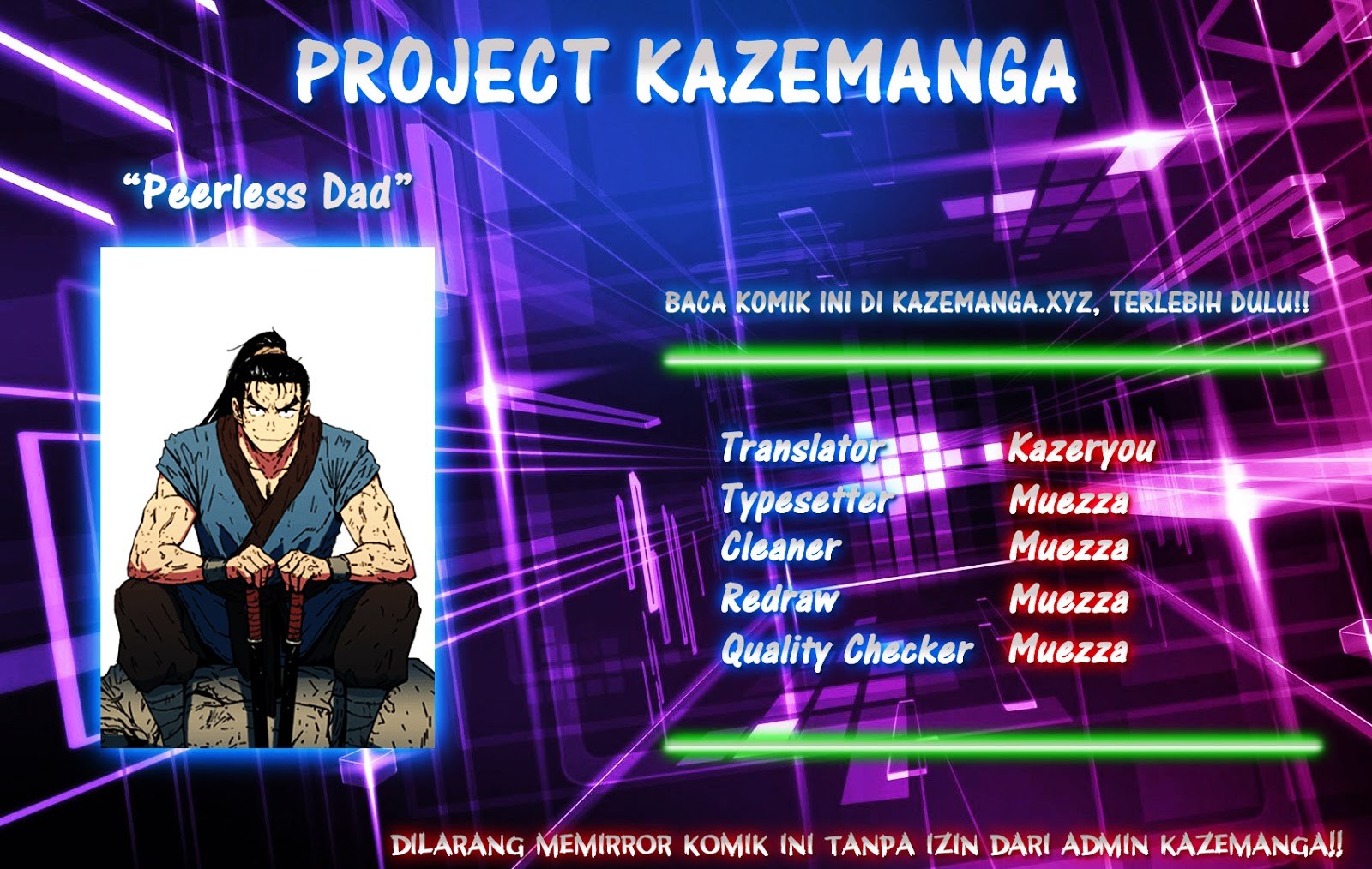 Peerless Dad Chapter 0 halaman 1