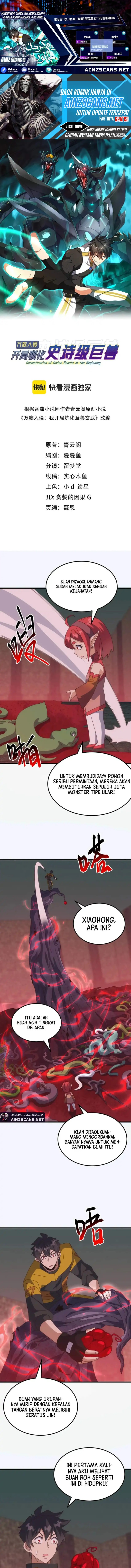 Domestication of Divine Beasts at the Beginning Chapter 39 halaman 1