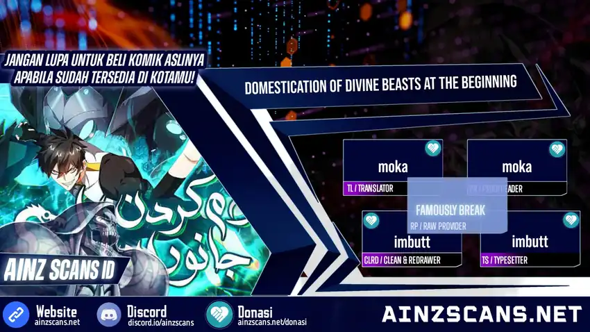 Domestication of Divine Beasts at the Beginning Chapter 54 halaman 1