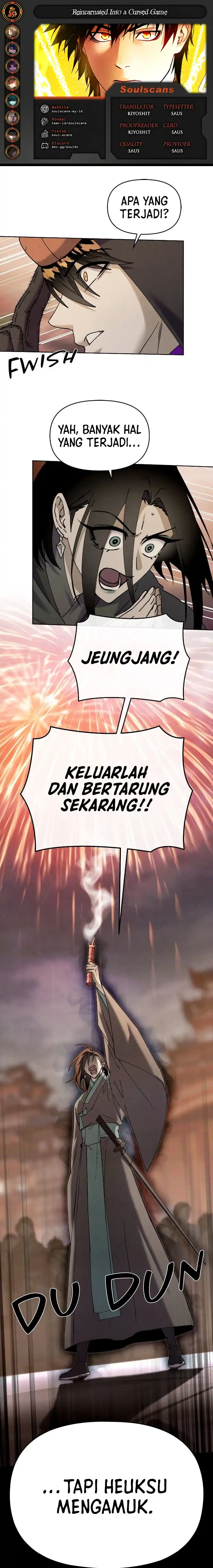 Reincarnated In a Cursed Game Chapter 39 halaman 1