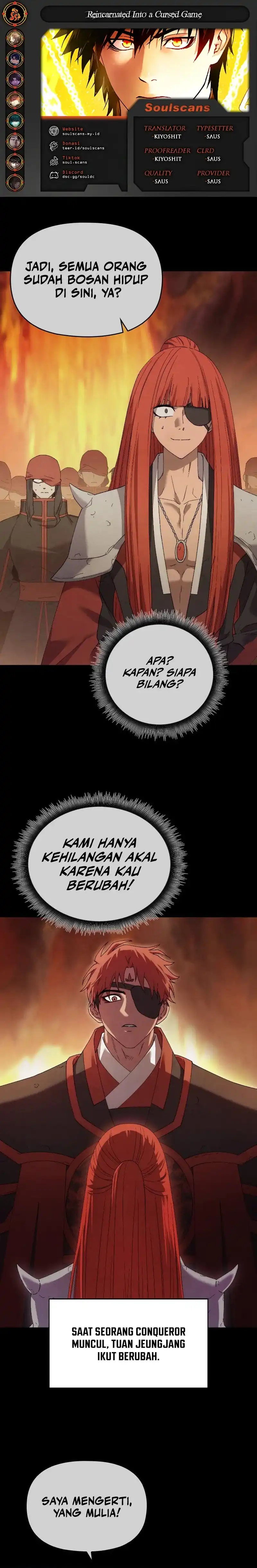 Reincarnated In a Cursed Game Chapter 42 halaman 1