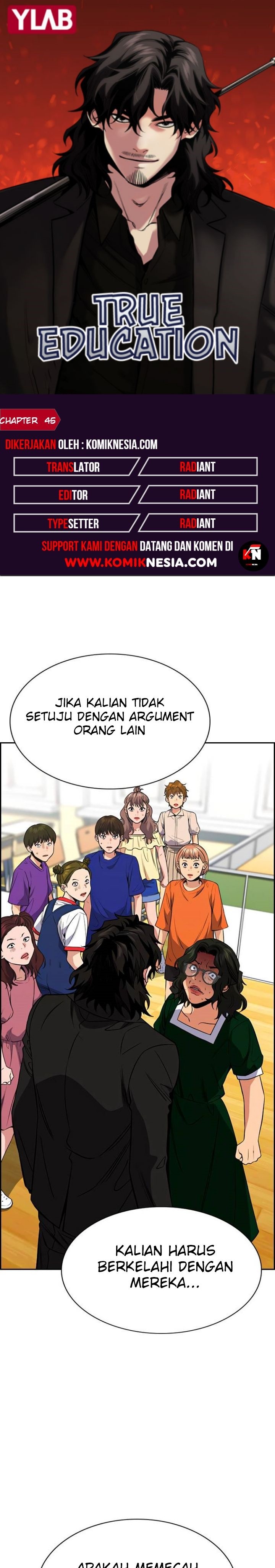True Education Chapter 45 halaman 1