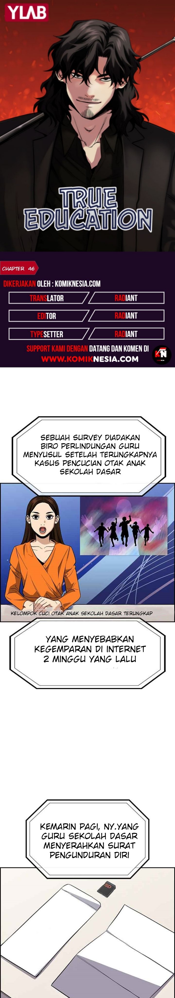 True Education Chapter 46 halaman 1