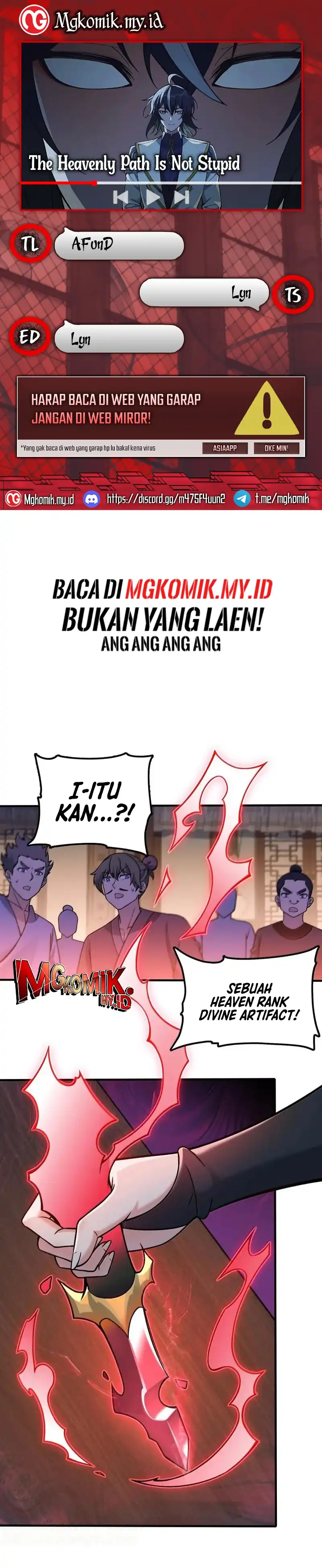 The Heavenly Path Is Not Stupid Chapter 133 halaman 1