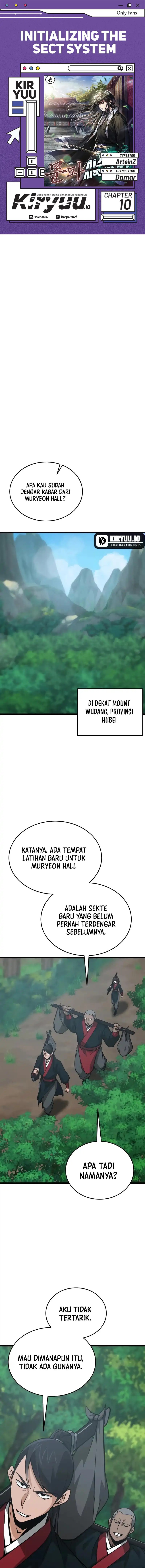 Initializing the Sect System Chapter 10 halaman 1