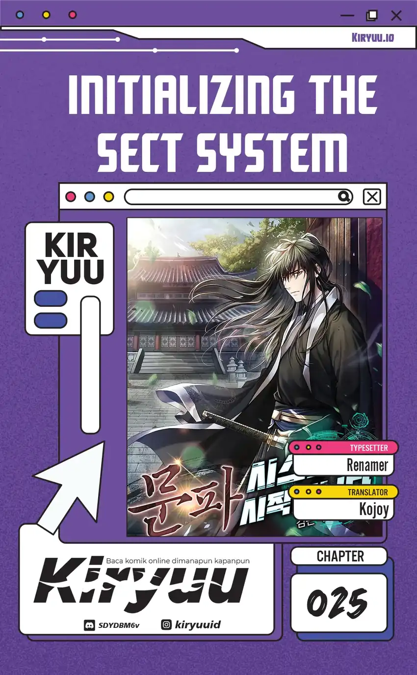 Initializing the Sect System Chapter 25 halaman 1