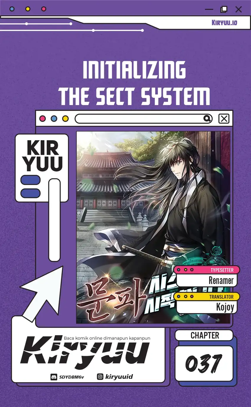 Initializing the Sect System Chapter 37 halaman 1