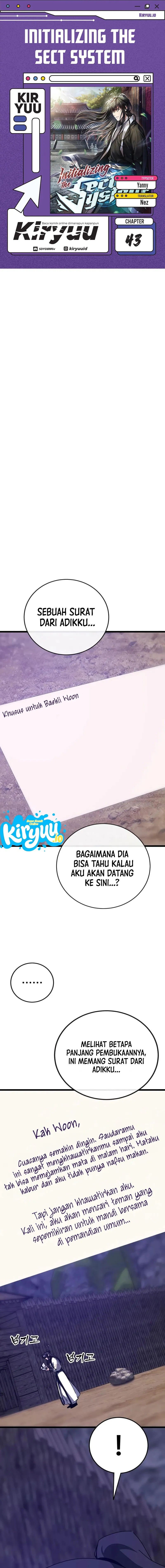 Initializing the Sect System Chapter 43 halaman 1